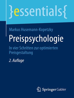 cover image of Preispsychologie